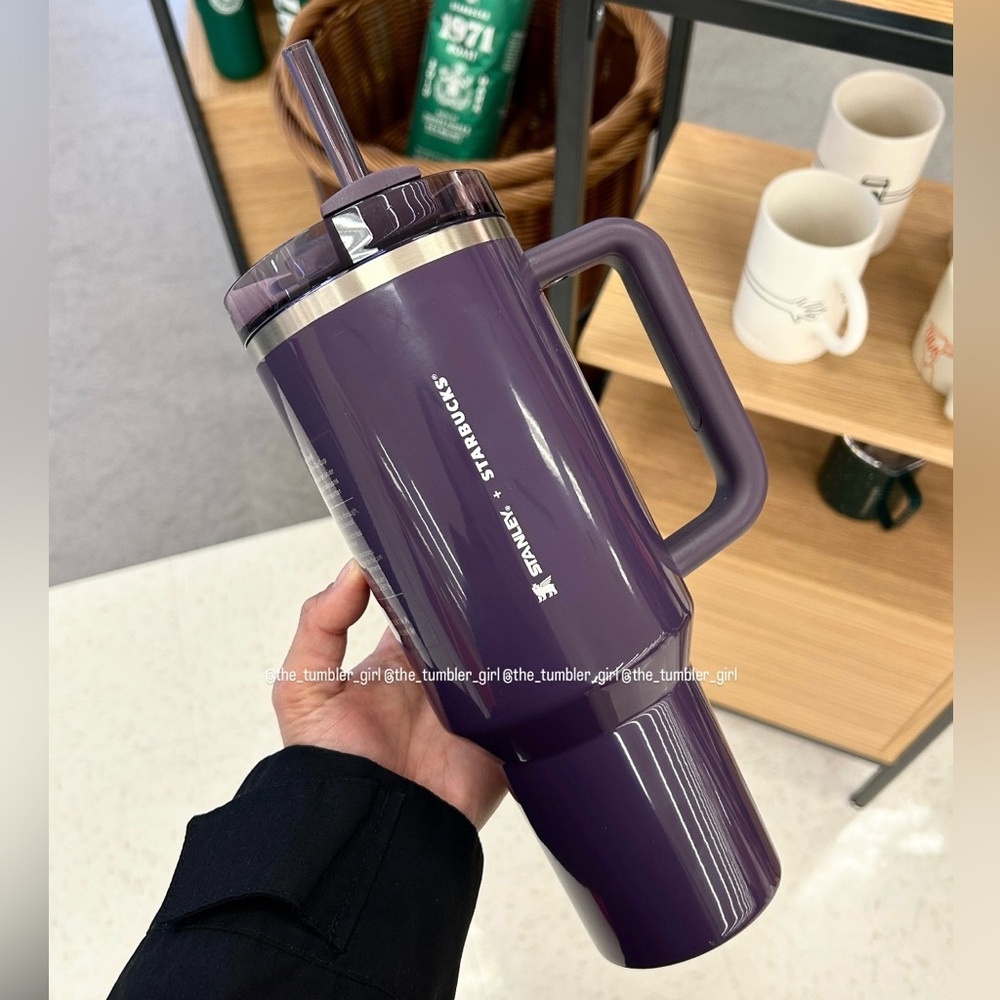 Stanley x‎ Starbucks 2026 PLUM PURPLE 40oz Stainless Steel Tumbler